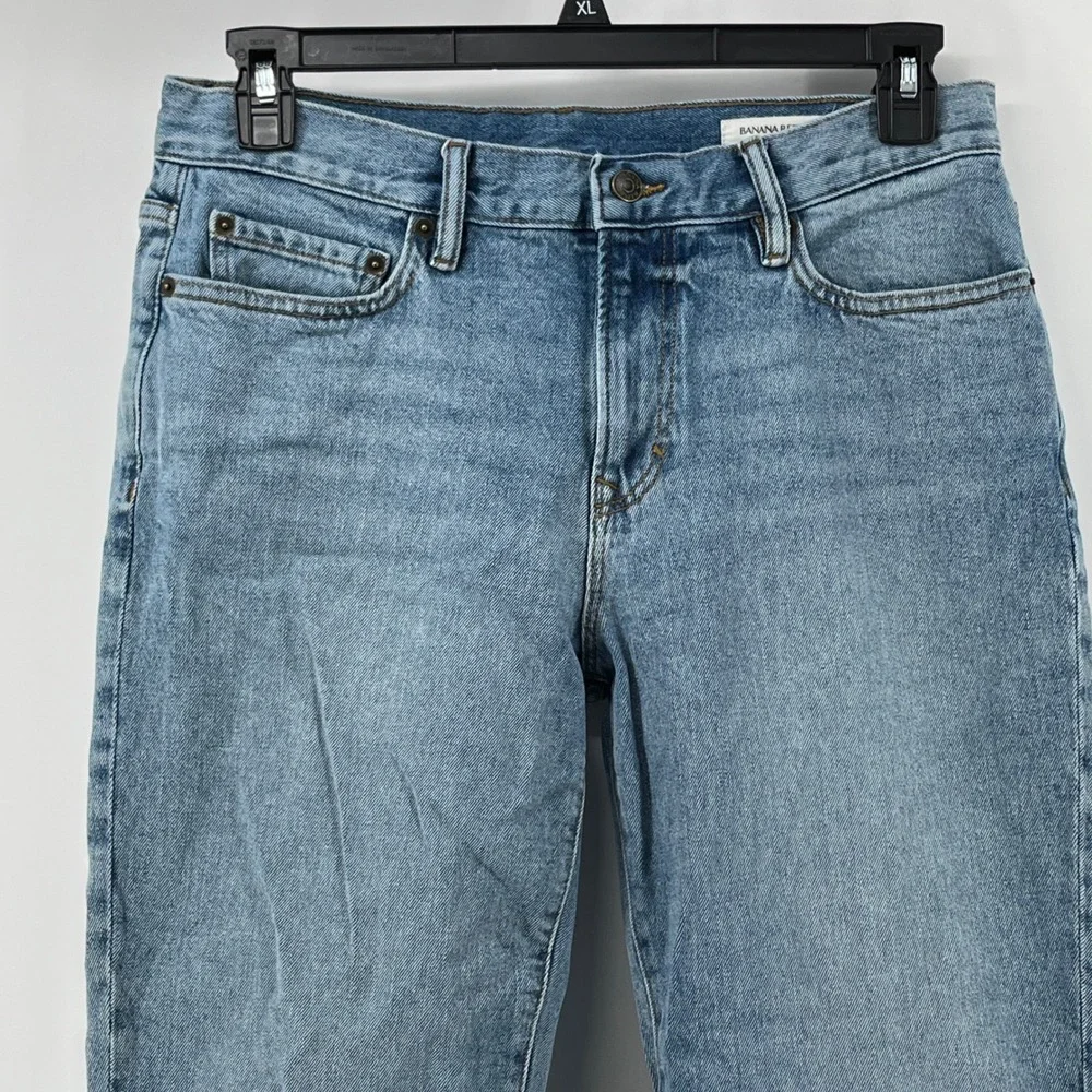 Banana Republic Standard Jean, Mens, 32W 30L, Light Stone Wash, Slim Fit